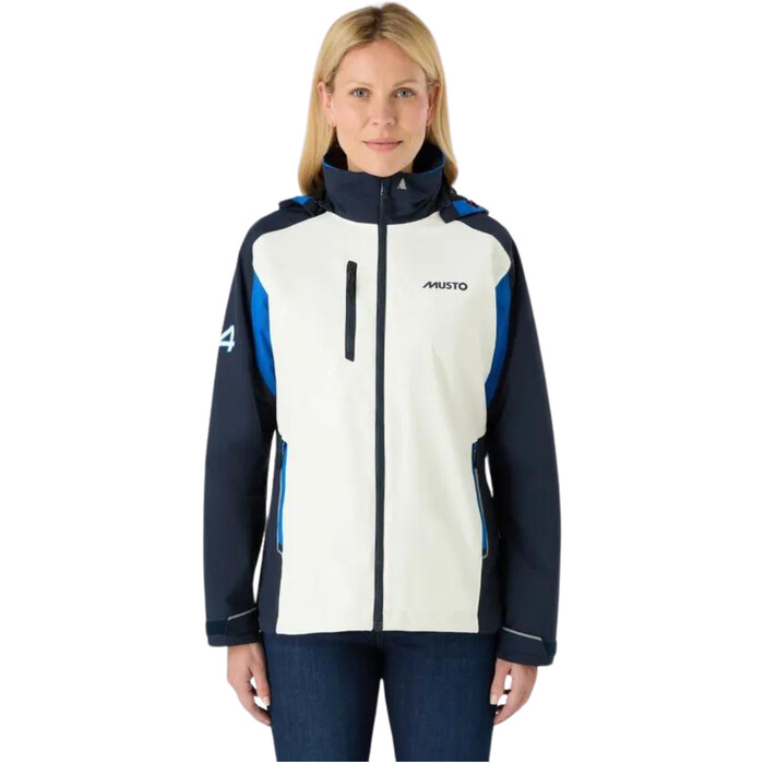 2024 Musto Womens Sardinia Sailing Jacket 2.0 82010 - Aruba Blue / Navy